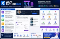 WAPP Author Hub 1.1.0: монетизация авторского контента и публикация статей без входа в админку